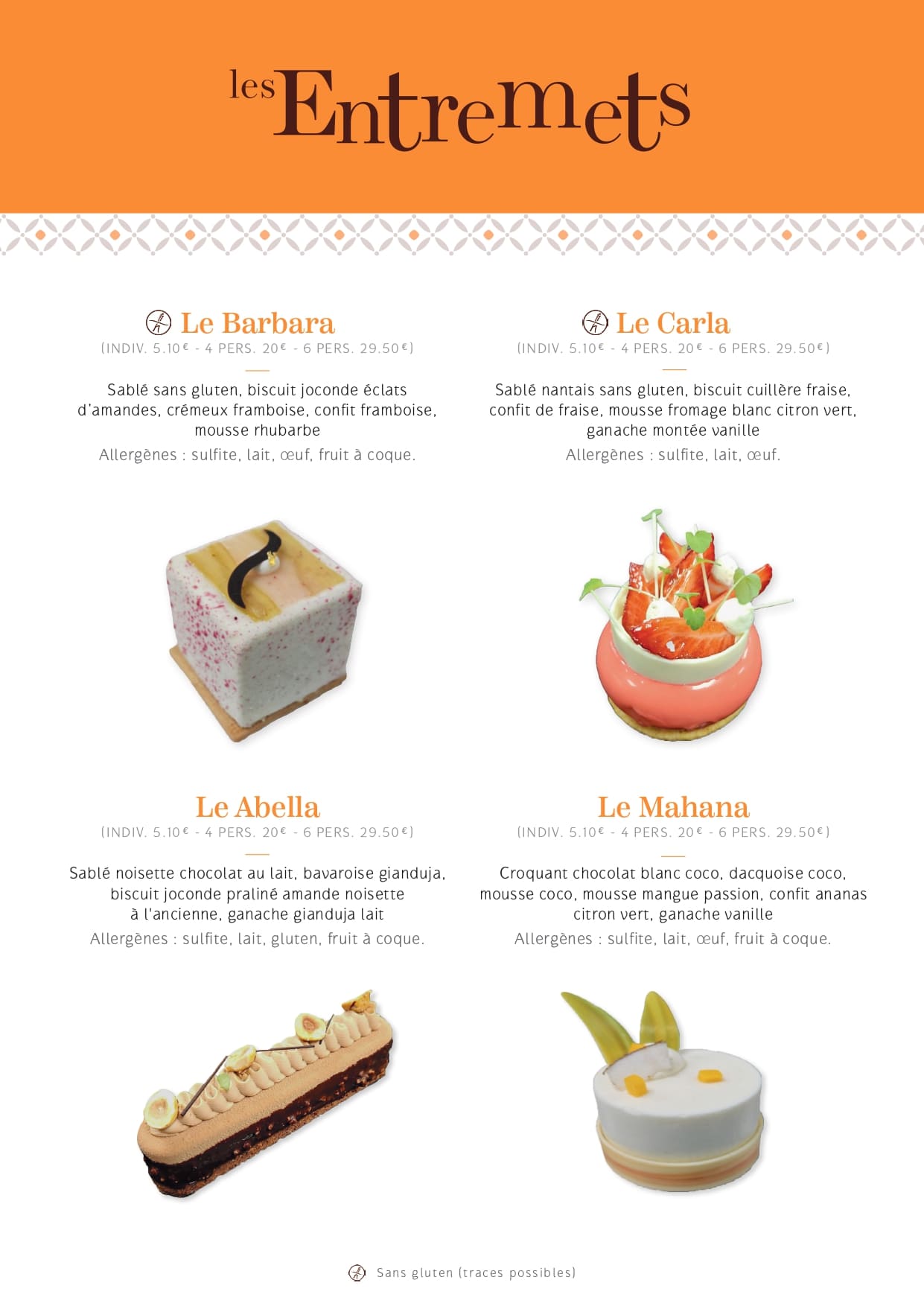 Nouvelle collection de pâtisseries inédites 2