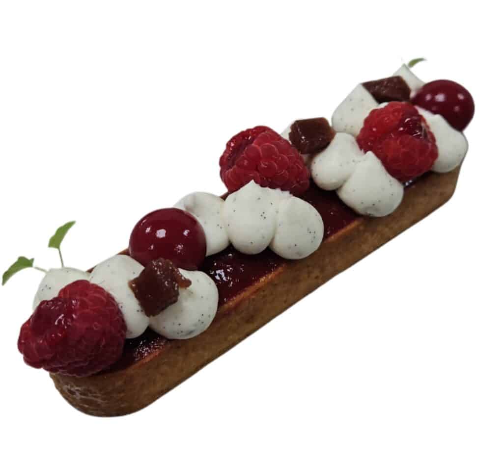 Tarte à la framboise